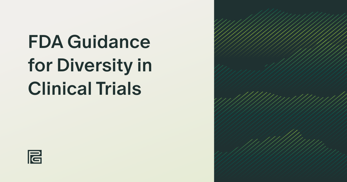 FDA Guidance for Diversity in Clinical Trials