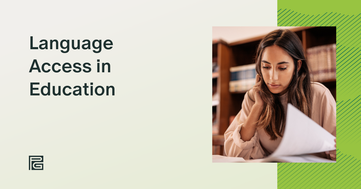 Language Access in Education