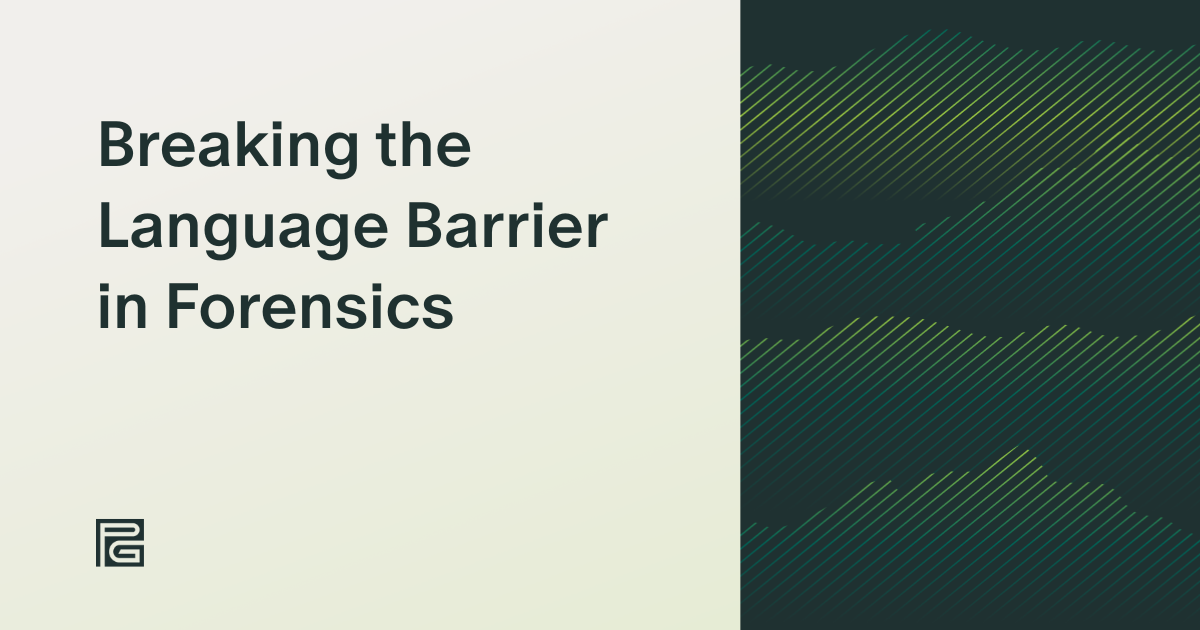 Breaking the Language Barrier in Forensics: A Perspective from Techno East