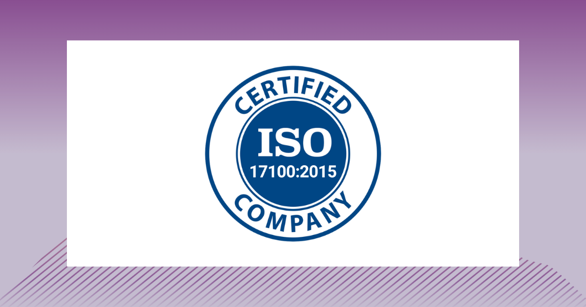 PGLS is Awarded ISO 17100:2015 Certification
